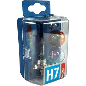 Kit rezerva becuri auto UNITEC 91301, H7, 55W + Siguranta de 10A si 15A Kit rezerva becuri auto UNITEC 91301, H7, 55W + Siguranta de 10A si 15A
