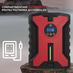 Compresor auto ROLL FAST 92919R, 10bar, 12V Compresor auto ROLL FAST 92919R, 10bar, 12V