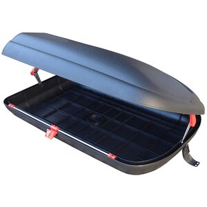 Cutie portbagaj CARBON LOOK 320, 320l, negru mat Cutie portbagaj CARBON LOOK 320, 320l, negru mat