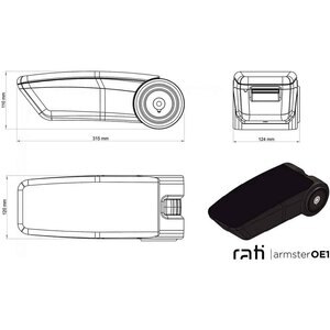 Cotiera auto RATI Armster OE1, Citroen C4 2021-Prezent, negru Cotiera auto RATI Armster OE1, Citroen C4 2021-Prezent, negru