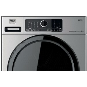 Uscator de rufe BEKO PROFESSIONAL AWZ 8HPS/PRO BP, Pompa de caldura, 8 kg, 15 programe, Clasa D, argintiu Uscator de rufe BEKO PROFESSIONAL AWZ 8HPS/PRO BP, Pompa de caldura, 8 kg, 15 programe, Clasa D, argintiu