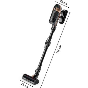 Aspirator vertical ROWENTA X-Force Flex 15.60 RH99G1WO, 0.9l, 32.4V, autonomie max 80 min, negru-auriu Aspirator vertical ROWENTA X-Force Flex 15.60 RH99G1WO, 0.9l, 32.4V, autonomie max 80 min, negru-auriu