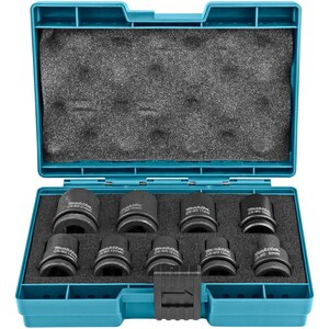 Set chei tubulare de impact MAKITA B-66232, 1/2", 8-21 mm , 9 bucati Set chei tubulare de impact MAKITA B-66232, 1/2", 8-21 mm , 9 bucati