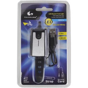 Far bicicleta FALCONEYE MAC-FBF0114, 3 x LED, negru Far bicicleta FALCONEYE MAC-FBF0114, 3 x LED, negru