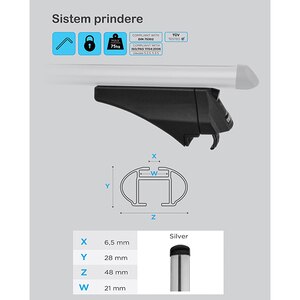 Bare transversale MENABO Tiger XL, Opel Insignia Sports Tourer, 2009-2013, 135 cm Bare transversale MENABO Tiger XL, Opel Insignia Sports Tourer, 2009-2013, 135 cm