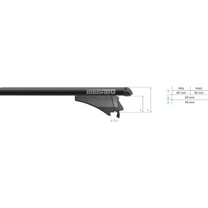Bare transversale MENABO Tiger XL, Opel Insignia Sports Tourer, 2009-2013, 135 cm Bare transversale MENABO Tiger XL, Opel Insignia Sports Tourer, 2009-2013, 135 cm