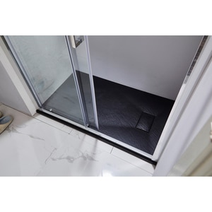 Cadita dus SANOTECHNIK 1280B, 120 x 80 cm, SMC, negru Cadita dus SANOTECHNIK 1280B, 120 x 80 cm, SMC, negru