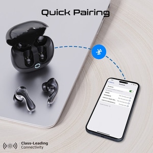 Casti PROMATE Baton, True wireless, Bluetooth, In-ear, Microfon, negru Casti PROMATE Baton, True wireless, Bluetooth, In-ear, Microfon, negru