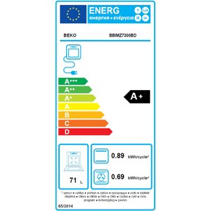 Cuptor incorporabil BEKO BBIMZ7300BD, Electric, Autocuratare SteamShine, 71 l, Clasa A+, AeroPerfect, negru Cuptor incorporabil BEKO BBIMZ7300BD, Electric, Autocuratare SteamShine, 71 l, Clasa A+, AeroPerfect, negru
