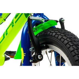 Bicicleta copii DHS Dino, roata 14", frana V-brake, verde Bicicleta copii DHS Dino, roata 14", frana V-brake, verde