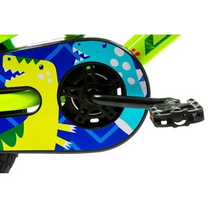 Bicicleta copii DHS Dino, roata 14", frana V-brake, verde Bicicleta copii DHS Dino, roata 14", frana V-brake, verde