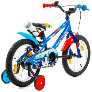 Bicicleta copii DHS Police, roata 14", frana V-brake, albastru Bicicleta copii DHS Police, roata 14", frana V-brake, albastru