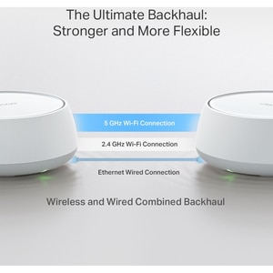 Sistem Wireless Mesh Gigabit TP-LINK Deco BE25 BE3600, Wi-Fi 7, Dual Band 688 + 2882 Mbps, 3 buc, alb Sistem Wireless Mesh Gigabit TP-LINK Deco BE25 BE3600, Wi-Fi 7, Dual Band 688 + 2882 Mbps, 3 buc, alb