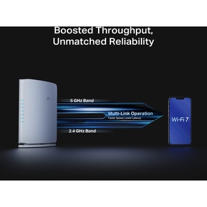 Router Wireless Gigabit TP-LINK ARCHER BE450 BE7200, Wi-Fi 7, Dual-Band 1376 + 5765 Mbps, Port 10Gbps, Port 2.5 Gbps, USB 3.0, alb Router Wireless Gigabit TP-LINK ARCHER BE450 BE7200, Wi-Fi 7, Dual-Band 1376 + 5765 Mbps, Port 10Gbps, Port 2.5 Gbps, USB 3.0, alb
