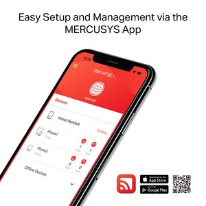 Sistem Wireless Mesh Gigabit MERCUSYS Halo H47BE BE9300, Wi-Fi 7, Tri Band 574 + 2880 + 5760 Mbps, 2 buc, alb Sistem Wireless Mesh Gigabit MERCUSYS Halo H47BE BE9300, Wi-Fi 7, Tri Band 574 + 2880 + 5760 Mbps, 2 buc, alb