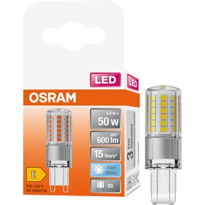 Bec LED OSRAM 4058075432482, G9, 4.8W, 600lm, lumina neutra Bec LED OSRAM 4058075432482, G9, 4.8W, 600lm, lumina neutra