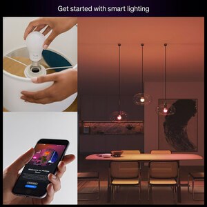 Bec LED PHILIPS HUE Essential, E27, 8W, 806lm, Wi-Fi, lumina variabila, compatibil Alexa, Google Assistant Bec LED PHILIPS HUE Essential, E27, 8W, 806lm, Wi-Fi, lumina variabila, compatibil Alexa, Google Assistant