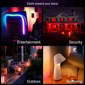 Bec LED PHILIPS HUE Essential, E27, 8W, 806lm, Wi-Fi, lumina variabila, compatibil Alexa, Google Assistant Bec LED PHILIPS HUE Essential, E27, 8W, 806lm, Wi-Fi, lumina variabila, compatibil Alexa, Google Assistant