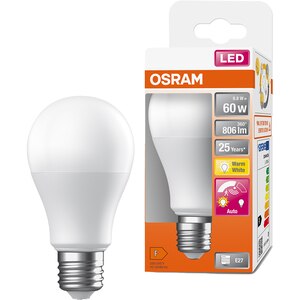 Bec LED OSRAM cu senzor miscare, E27, 9W, 806lm, lumina calda Bec LED OSRAM cu senzor miscare, E27, 9W, 806lm, lumina calda