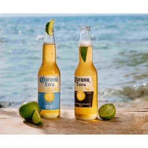 Bere blonda fara alcool Corona Cero bax 0.33L x 24 sticle Bere blonda fara alcool Corona Cero bax 0.33L x 24 sticle