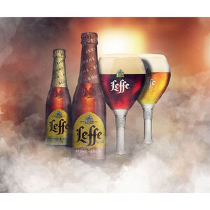 Bere bruna Leffe bax 0.33L x 24 sticle Bere bruna Leffe bax 0.33L x 24 sticle