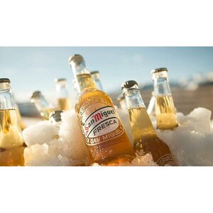 Bere blonda San Miguel Fresca bax 0.33L x 24 sticle Bere blonda San Miguel Fresca bax 0.33L x 24 sticle