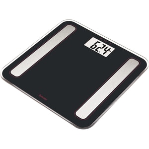 Cantar corporal BEURER BF183 LE 2025, 180kg, electronic, sticla, negru Cantar corporal BEURER BF183 LE 2025, 180kg, electronic, sticla, negru