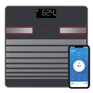 Cantar corporal BEURER BF451, 180Kg, electronic, sticla, negru Cantar corporal BEURER BF451, 180Kg, electronic, sticla, negru