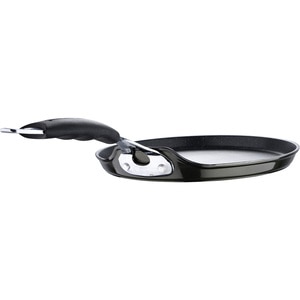 Tigaie clatite BERGNER Midnight BG-30127-GR, 24cm, aluminiu, negru Tigaie clatite BERGNER Midnight BG-30127-GR, 24cm, aluminiu, negru