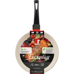 Tigaie BERGNER Everyday BG-30344-BK, aluminiu, 28cm, negru Tigaie BERGNER Everyday BG-30344-BK, aluminiu, 28cm, negru