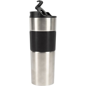 Cana termos BERGNER Coffee&Tea Lovers BG-37789-BK, 460ml, argintiu Cana termos BERGNER Coffee&Tea Lovers BG-37789-BK, 460ml, argintiu