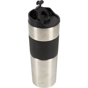 Cana termos BERGNER Coffee&Tea Lovers BG-37789-BK, 460ml, argintiu Cana termos BERGNER Coffee&Tea Lovers BG-37789-BK, 460ml, argintiu