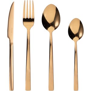 Set tacamuri BERGNER Sofia Gold BG-45194-CP, 16 piese, inox, auriu Set tacamuri BERGNER Sofia Gold BG-45194-CP, 16 piese, inox, auriu