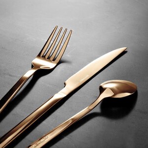 Set tacamuri BERGNER Sofia Gold BG-45194-CP, 16 piese, inox, auriu Set tacamuri BERGNER Sofia Gold BG-45194-CP, 16 piese, inox, auriu