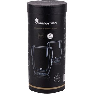 Set pahare MASTERPRO Foodies Mixology BGMP-20203, 2 piese, 380ml, sticla Set pahare MASTERPRO Foodies Mixology BGMP-20203, 2 piese, 380ml, sticla