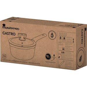 Cratita MASTERPRO Gastro Reeco BGMP-8113, 16cm, 1.3l, aluminiu, negru Cratita MASTERPRO Gastro Reeco BGMP-8113, 16cm, 1.3l, aluminiu, negru