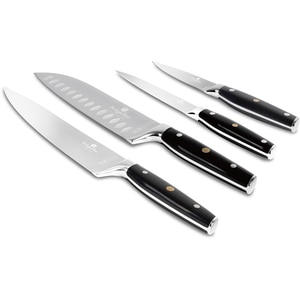 Set cutite BERLINGER HAUS BH/3135, 4 piese, otel, 9-20cm, negru Set cutite BERLINGER HAUS BH/3135, 4 piese, otel, 9-20cm, negru