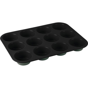 Tava briose BERLINGER HAUS BH 7946, 12 forme, 35 x 26.5 cm, otel, verde mat Tava briose BERLINGER HAUS BH 7946, 12 forme, 35 x 26.5 cm, otel, verde mat