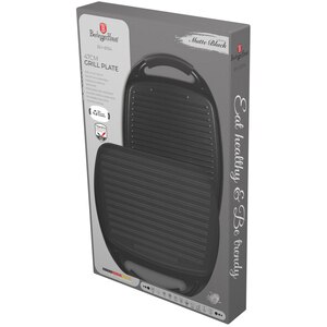 Tava grill BERLINGER HAUS BH 8194, 47x29cm, aluminiu, negru mat Tava grill BERLINGER HAUS BH 8194, 47x29cm, aluminiu, negru mat