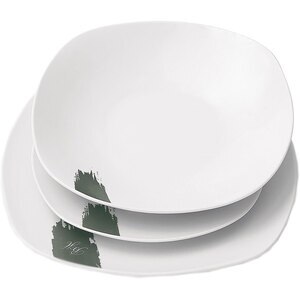 Set de masa BERLINGER HAUS BH/10205, 18 piese, portelan, alb Set de masa BERLINGER HAUS BH/10205, 18 piese, portelan, alb