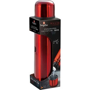 Termos BERLINGER HAUS BH/7601, 0.5l, inox, visiniu Termos BERLINGER HAUS BH/7601, 0.5l, inox, visiniu