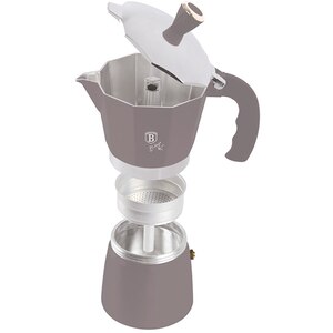 Espressor aragaz BERLINGER HAUS Taupe BH/8570, 9 cesti, 450ml, gri Espressor aragaz BERLINGER HAUS Taupe BH/8570, 9 cesti, 450ml, gri
