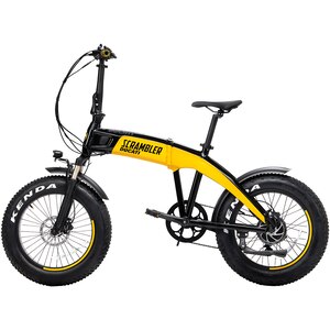 Bicicleta asistata electric DUCATI SCR-E (Scrambler), roata 20", motor 250W, viteza max 25 Km/h, negru-galben Bicicleta asistata electric DUCATI SCR-E (Scrambler), roata 20", motor 250W, viteza max 25 Km/h, negru-galben
