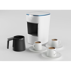 Aparat de cafea turceasca BEKO BKK2300ALB, 0.6l, 670W, alb-negru Aparat de cafea turceasca BEKO BKK2300ALB, 0.6l, 670W, alb-negru