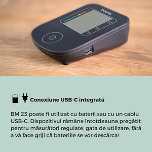 Tensiometru digital de brat BM23 editie limitata BEURER, negru Tensiometru digital de brat BM23 editie limitata BEURER, negru