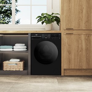 Masina de spalat rufe frontala cu uscator BEKO BM5DFT49442PB, SteamCure, 9/6 kg, 1400 rpm, Clasa A/D, negru Masina de spalat rufe frontala cu uscator BEKO BM5DFT49442PB, SteamCure, 9/6 kg, 1400 rpm, Clasa A/D, negru