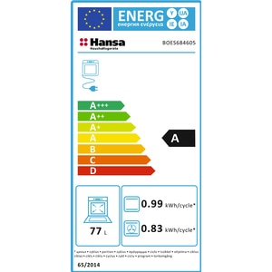 Cuptor incorporabil HANSA BOES684605, Electric, Autocuratare Steam Cleaning, 77 litri, Clasa A, negru Cuptor incorporabil HANSA BOES684605, Electric, Autocuratare Steam Cleaning, 77 litri, Clasa A, negru