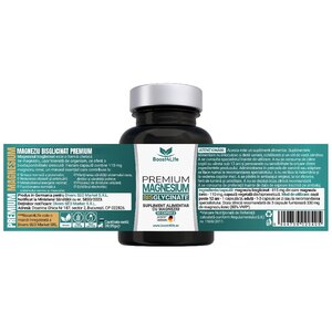 Supliment Magneziu Bisglicinat Premium 815 mg, 30 capsule, BOOST4LIFE Supliment Magneziu Bisglicinat Premium 815 mg, 30 capsule, BOOST4LIFE