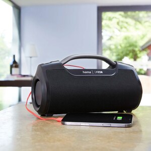 Boxa portabila HAMA Mate Pro, 60W, Bluetooth, Powerbank, IPX6, negru Boxa portabila HAMA Mate Pro, 60W, Bluetooth, Powerbank, IPX6, negru