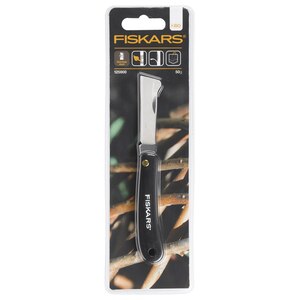 Briceag de altoit FISKARS K60 125900, otel inoxidabil, negru Briceag de altoit FISKARS K60 125900, otel inoxidabil, negru